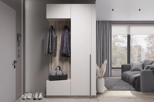 Прихожая Урбан ПР-01, Дуб смоки, Кашемир
