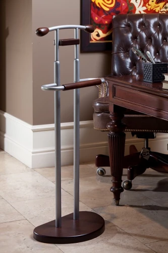 Вешалка костюмная ГАЛАНТ 333 металлик/темно-коричневый