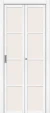 Межкомнатная складная дверь BRAVO Твигги-11.3 Snow Melinga Magic Fog