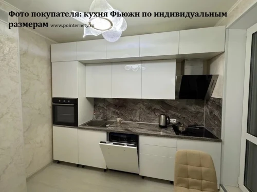 Кухонный гарнитур Фьюжн-08 Angel-Белый
