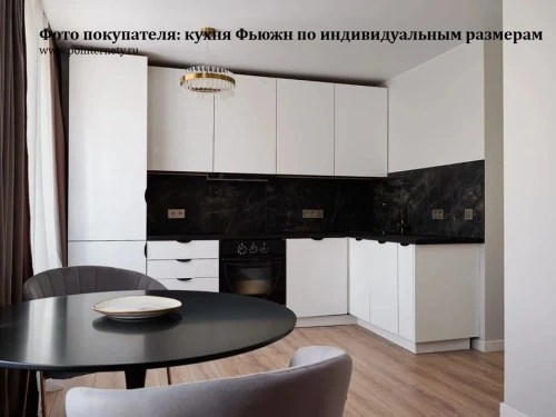 Кухонный гарнитур Фьюжн-08 Angel-Белый