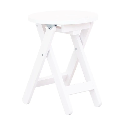 Табурет складной снег