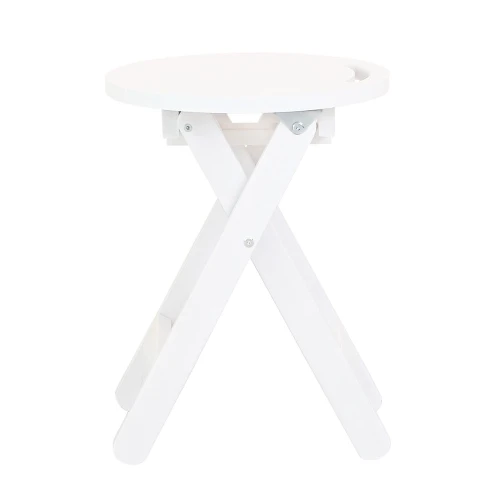 Табурет складной снег