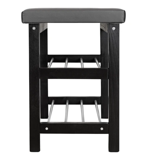 Банкетка BeautyStyle 4 венге/экокожа серый