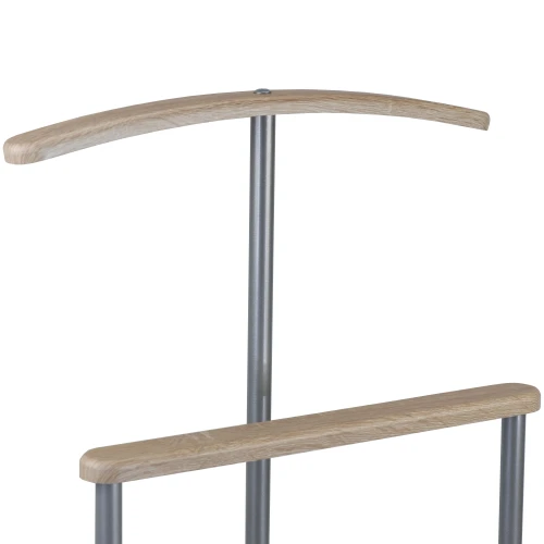 Вешалка костюмная Дэви 1 металлик/дуб сонома