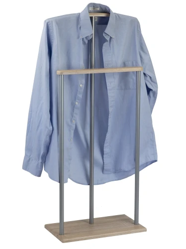 Вешалка костюмная Дэви 1 металлик/дуб сонома