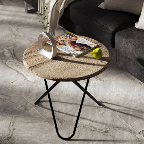 Стол журнальный BeautyStyle 20 дуб крымский состаренный/черный