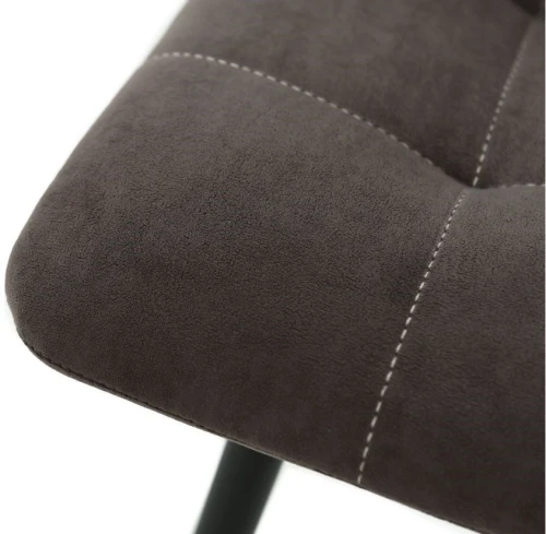 Стул «Чили», микровелюр Вивальди 24, каркас черный