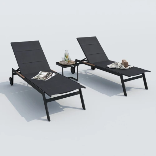 Шезлонг VIRTU карбон