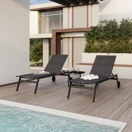 Шезлонг VIRTU карбон