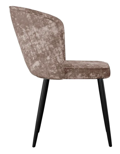 Стул DikLine 347 M05 шоколад, ножки черные