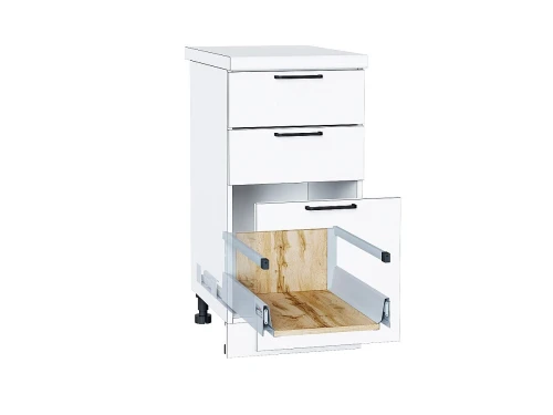Ящик высокий POWER BOX2 с рейлингом Дуб Вотан 199*368*447