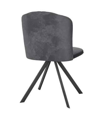 Стул DikLine 299 поворотный NS13 GRAPHITE/C56 серый, ножки черные