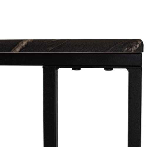 Стол придиванный BeautyStyle 30 черный порторо/черный