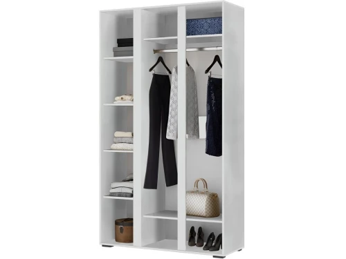 Шкаф «Хелен» ШК-02 3-х дверный с зеркалом, белый