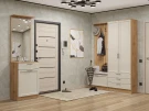 Готовая прихожая Стиль-04 Cream Silkwood Дуб Вотан