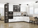 Кухонный гарнитур Нео-04 White Silk Graphite Кухонный гарнитур Нео-04 White Silk Graphite