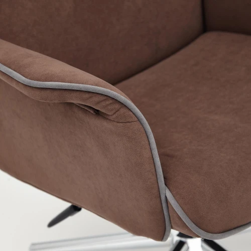 Кресло CHARM флок , коричневый, 6