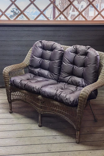 Обеденный комплект из искусственного ротанга Мэдисон(Madison) Family set с подушками на сидение и спинку