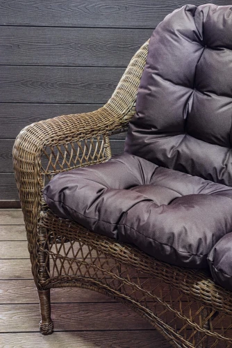 Обеденный комплект из искусственного ротанга Мэдисон(Madison) Family set с подушками на сидение и спинку