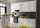 Кухонный гарнитур Ницца Royal 2800 Blanco МДФ эмаль прямой