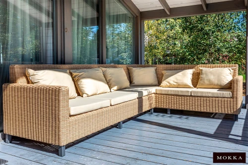 MOKKA BELLA диван угловой, соломенный