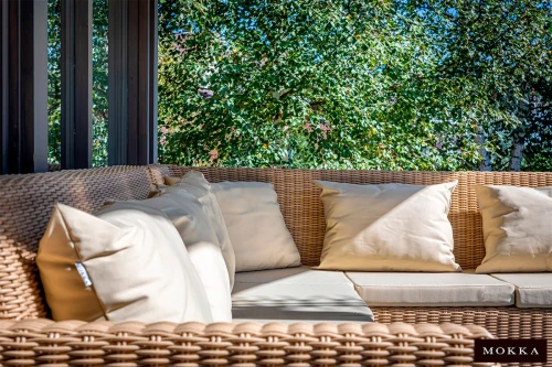 MOKKA BELLA диван угловой, соломенный