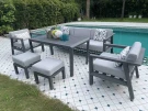 Комплект мебели из алюминия Graphite VII