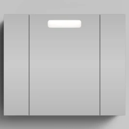 Зеркало Мальта 90, Мрамор Графит софт тач ПВХ 4044-3