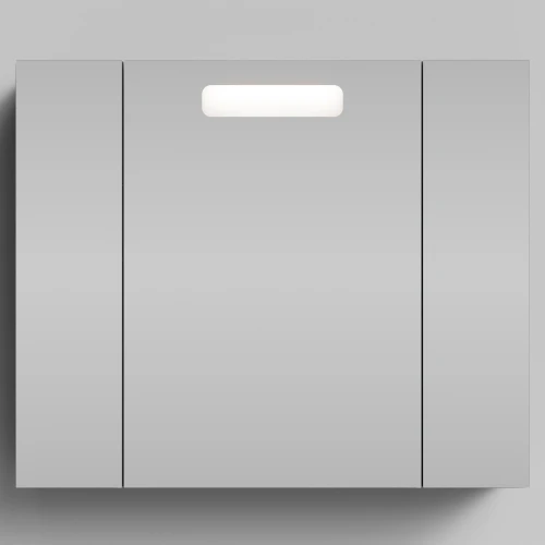 Зеркало Мальта 90, Мрамор Графит софт тач ПВХ 4044-3