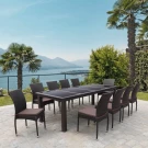 Комплект плетеной мебели T438/Y380A-W53 Brown (10+1) Комплект плетеной мебели T438/Y380A-W53 Brown (10+1)