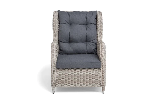 "Форио" кресло раскладное плетеное, цвет бежевый