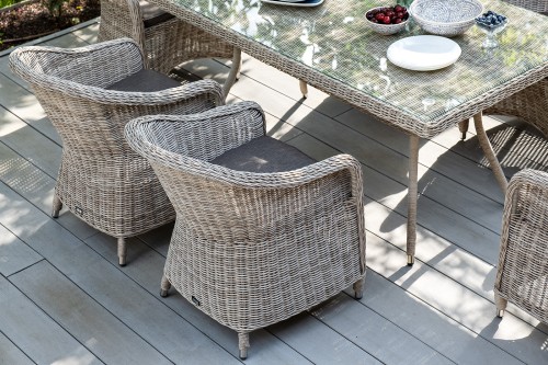 "Равенна" плетеное кресло из искусственного ротанга, цвет бежевый