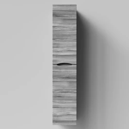 Пенал Лайт 30 подвесной, Лиственница структурная контрастно-серая ПВХ 64202, левый