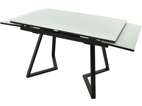 Обеденная группа (Стол Римини и 4 стула Эльзас), стекло белый