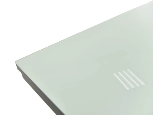 Обеденная группа (Стол Римини и 4 стула Эльзас), стекло белый