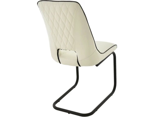 Обеденная группа (Стол Римини и 4 стула Эльзас), стекло белый