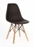 GH801/DC111 Стул пластиковый, ГОРЬКИЙ ШОКОЛАД#91049, каркас бук
