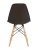 GH801/DC111 Стул пластиковый, ГОРЬКИЙ ШОКОЛАД#91049, каркас бук