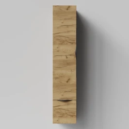 Пенал Марко 30 подвесной, дверь и ящик, ручки Черные, Дуб Тортуга ПВХ 2357-43, левый