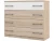 Комод «Аврора» 4ящ, Дуб сонома/Белый