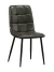 C919/DC809 Стул мягкий, ЗЕЛЕНЫЙ#19-12 экокожа, каркас металл черный КРУГЛЫЙ