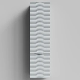 Пенал Эйфория 40 F2, пример RAL 7040 Серое окно, матовая, подвесной, левый