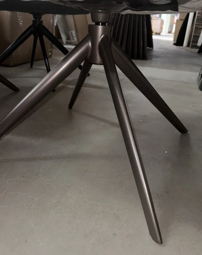 Стул PONTUS 360 град. поворот. KN01-05 Бежевый/ BZ1046-11 Бежевый/ Шоколадное золото, ®DISAUR