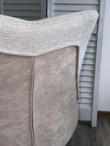 Стул PONTUS 360 град. поворот. KN01-05 Бежевый/ BZ1046-11 Бежевый/ Шоколадное золото, ®DISAUR