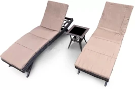 Комплект мебели из искусственного ротанга МАРА “MARA”  -  Dark Brown