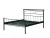 Кровать двойная Токио 42.25 Металл черный
