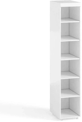 Стеллаж (гл. 410) Монако МН-39 белое дерево