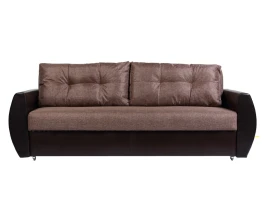Диван еврокнижка Бостон 160 рогожка коричневая