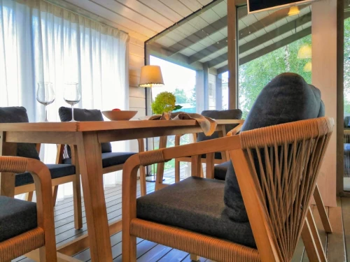 Обеденная группа LEONOREN каркас тик / стол тик 220